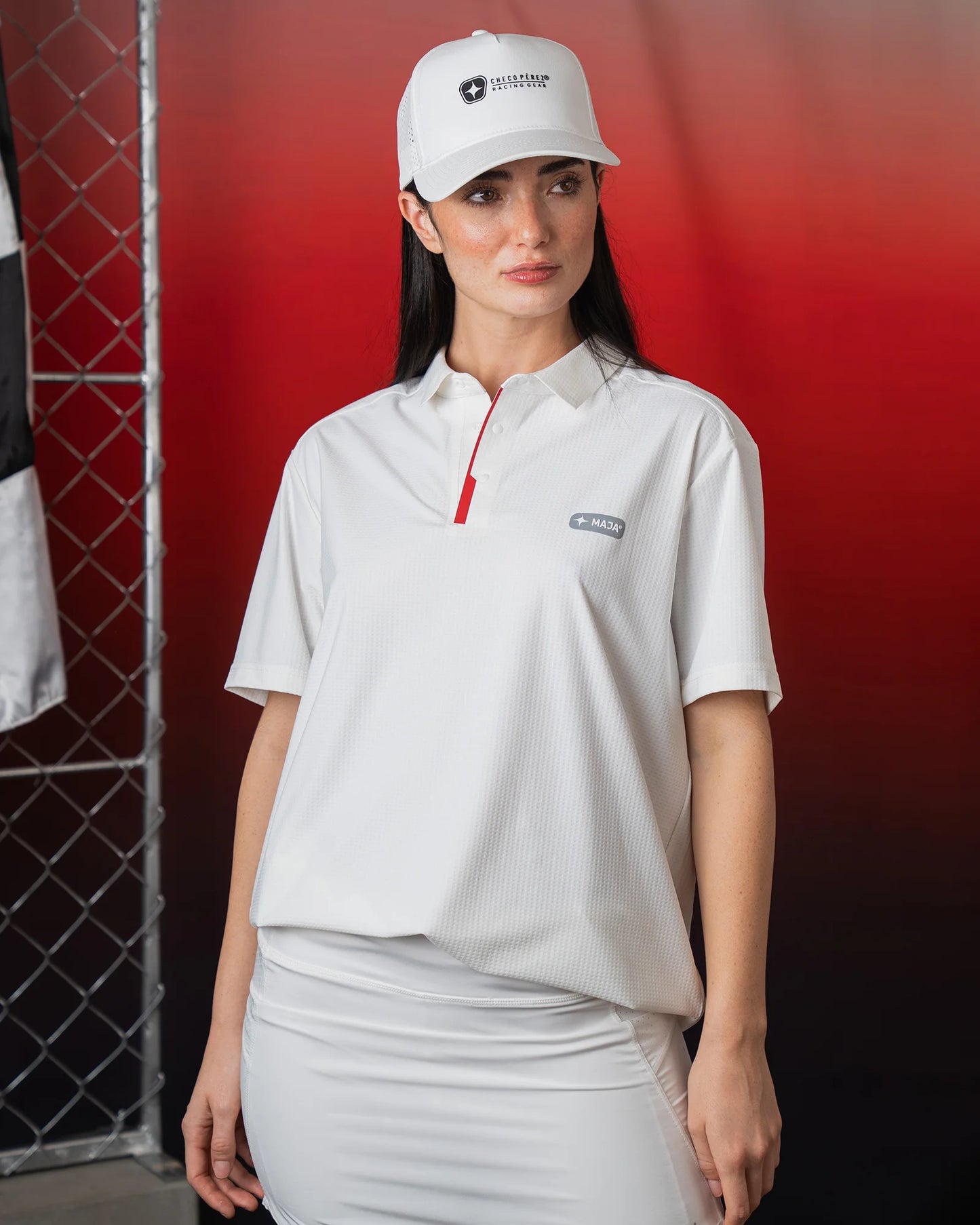 Playera tipo Polo MAJA® Piloto Edición Checo Pérez