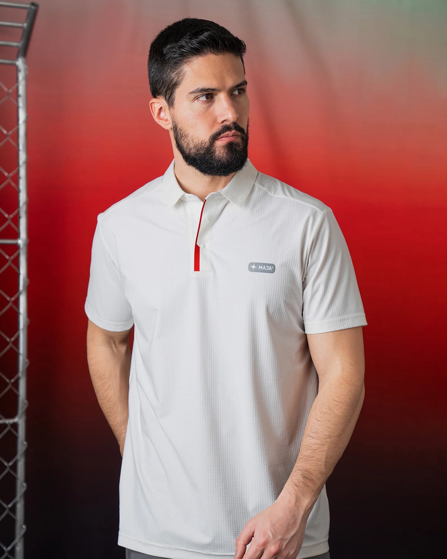 Playera tipo Polo MAJA® Piloto Edición Checo Pérez