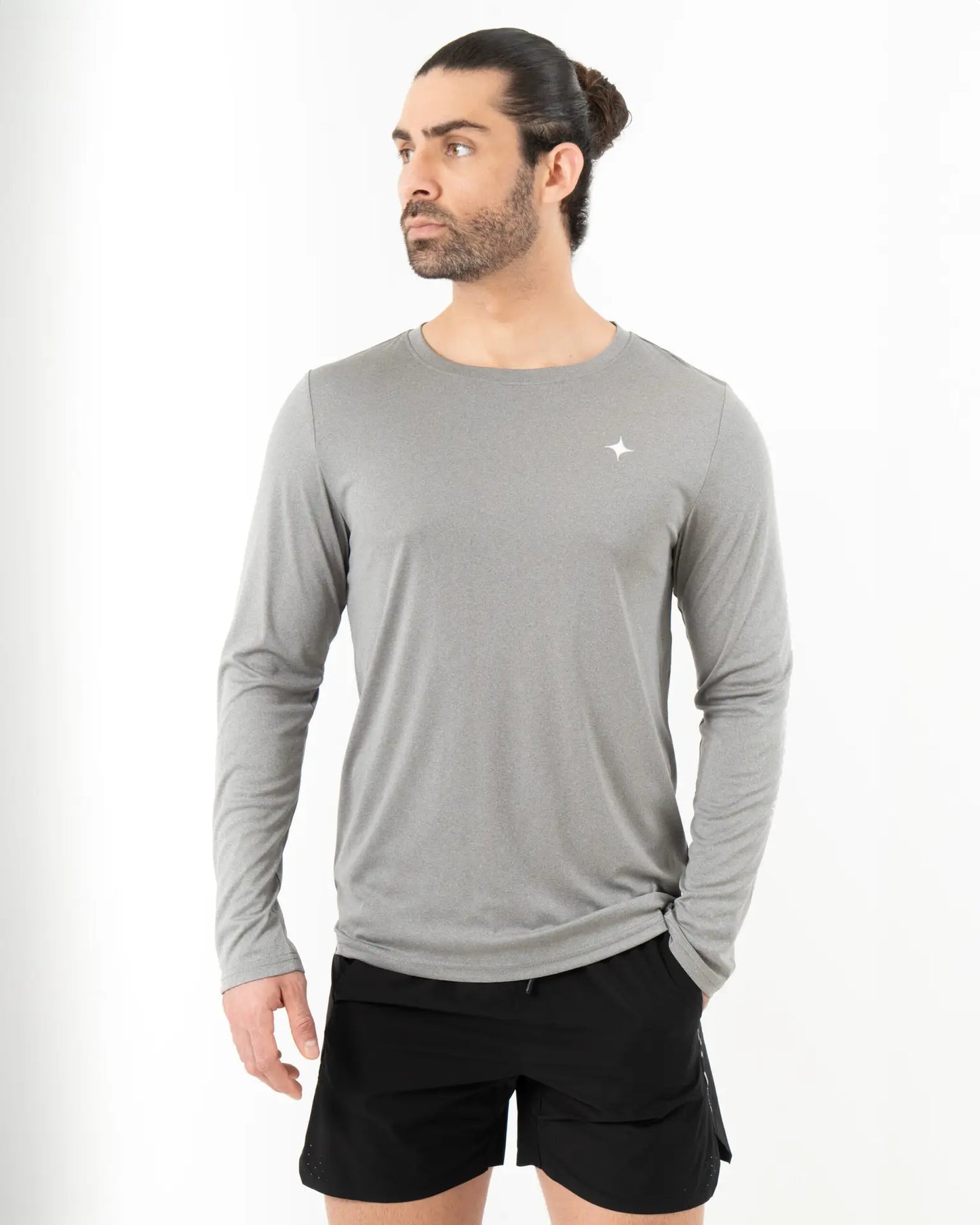Camiseta Performance MAJA® Active Brisa Gris Jaspe