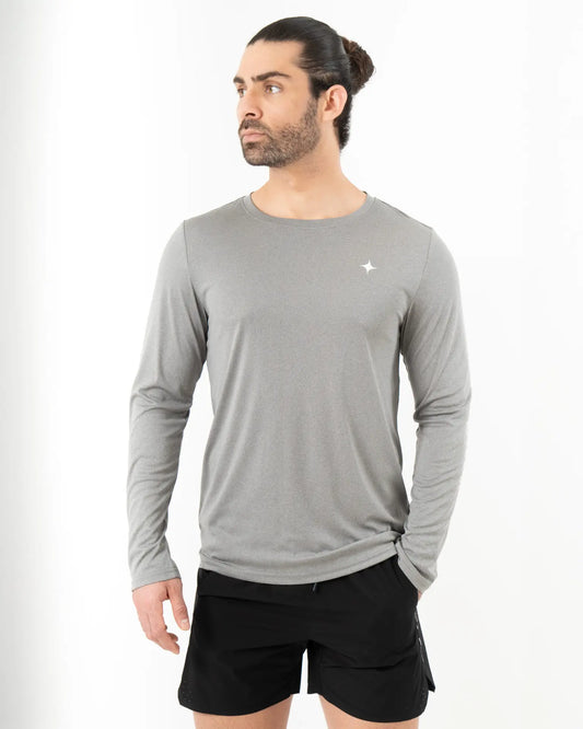 Camiseta Performance MAJA® Active Brisa Gris Jaspe