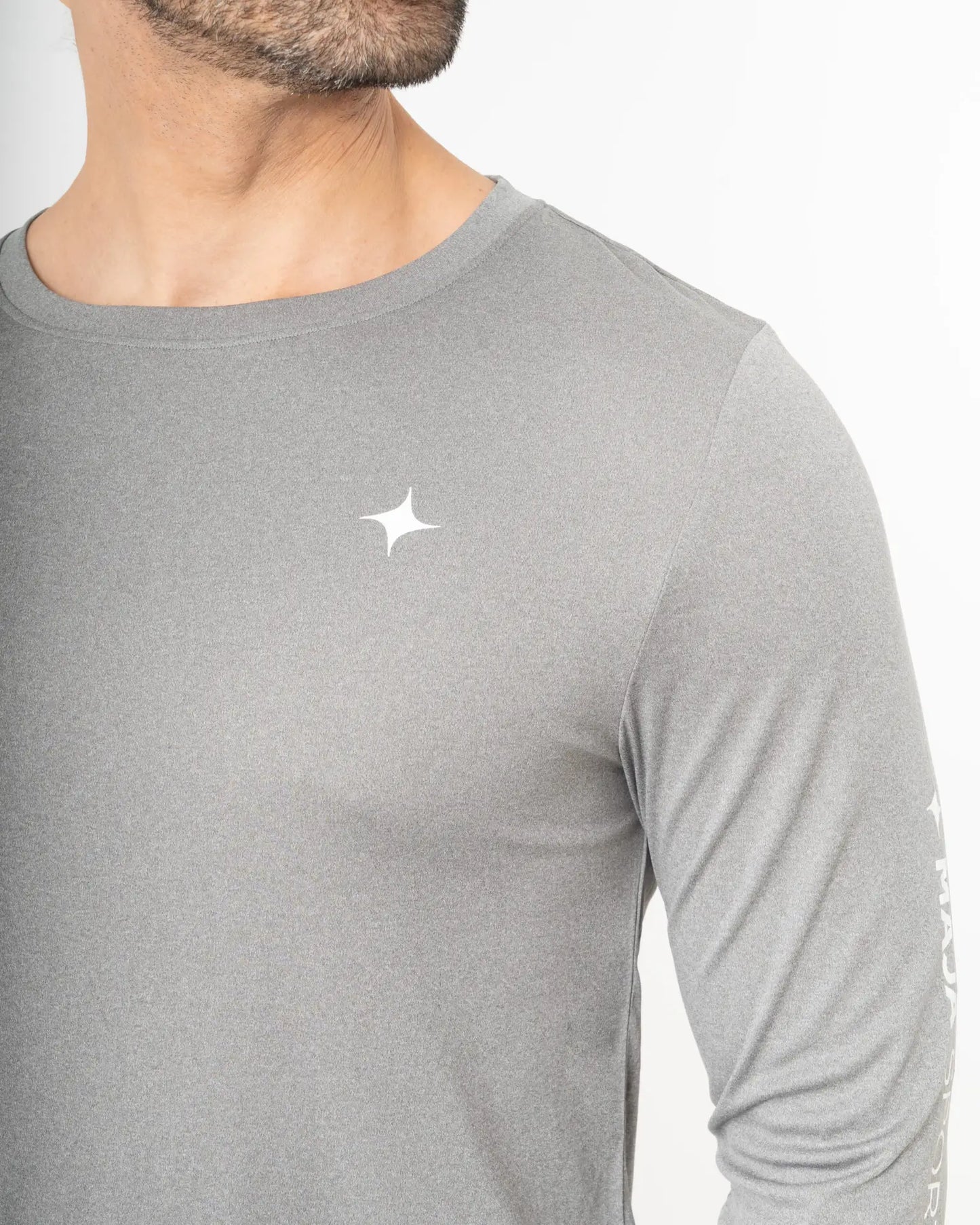 Camiseta Performance MAJA® Active Brisa Gris Jaspe
